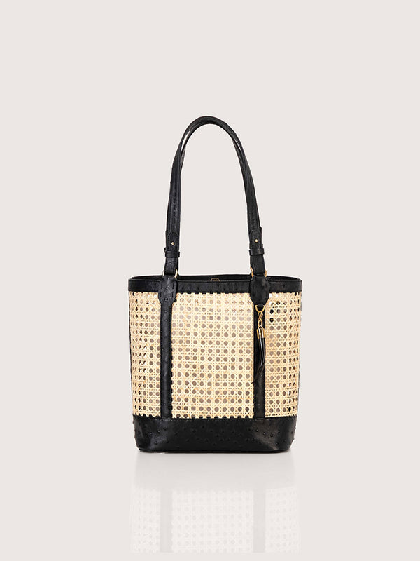 Rattan Bag Med FQ Black